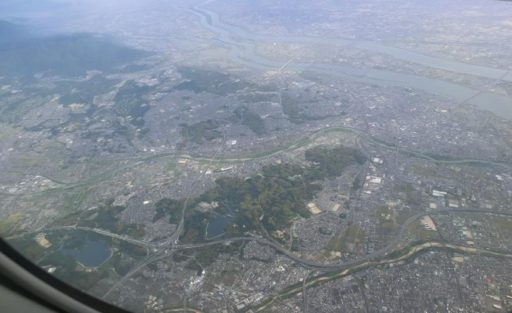 ちょっと寄り道・・・(空から伊坂ダムを眺めると)