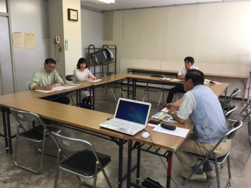 明峰コミュニティ推進協議会の横谷会長をお迎え