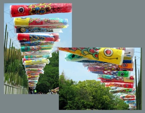 ちょっと寄り道・・・（伊坂ダムのこいのぼり）