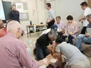 防災連絡協議会主催・普通救命講習会