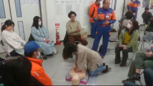 伊坂台自治会主催の救命講習会