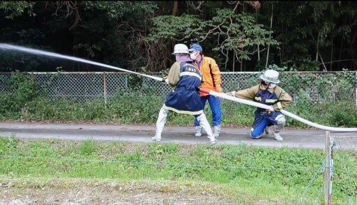 10月24日（日）揚水訓練を実施しました