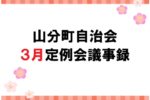山分町自治会３月定例会議事録